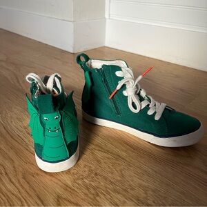 Mini Boden Boys Dragon High Top Sneakers-Size 13.5 US, EU size 31